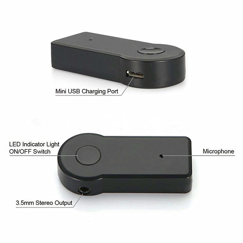 Récepteur Bluetooth 5.0 avec Micro - Adaptateur Jack 3,5 mm
