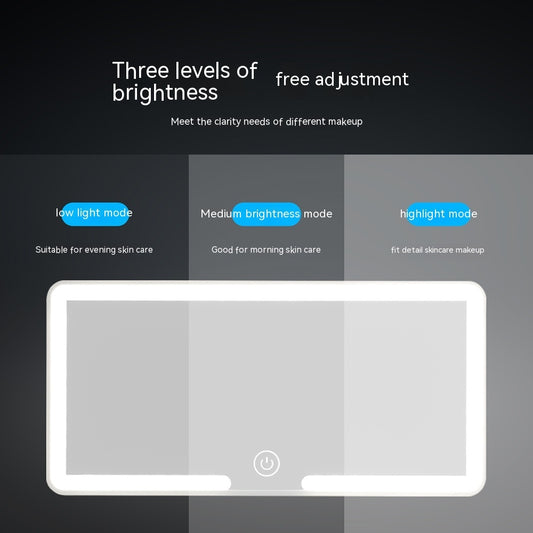 Miroir de Maquillage Intelligent pour Voiture avec Éclairage Tactile Réglable