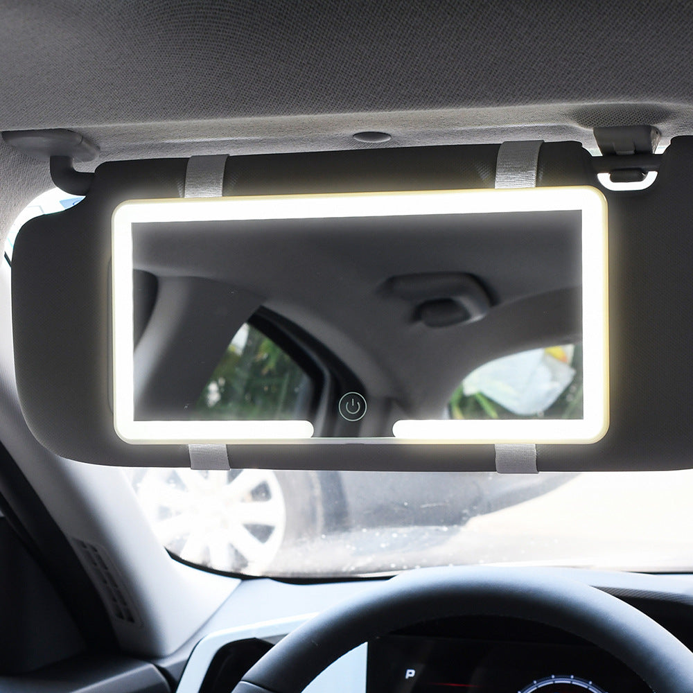 Miroir de Maquillage Intelligent pour Voiture avec Éclairage Tactile Réglable