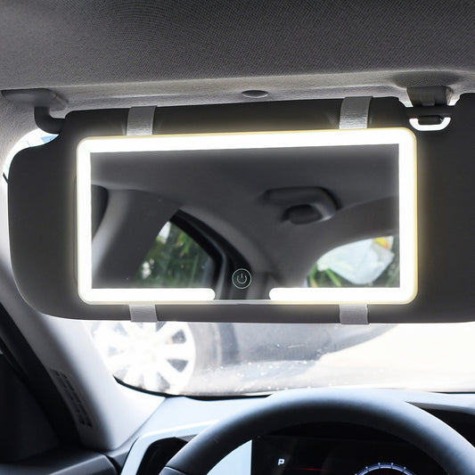 Miroir de Maquillage Intelligent pour Voiture avec Éclairage Tactile Réglable